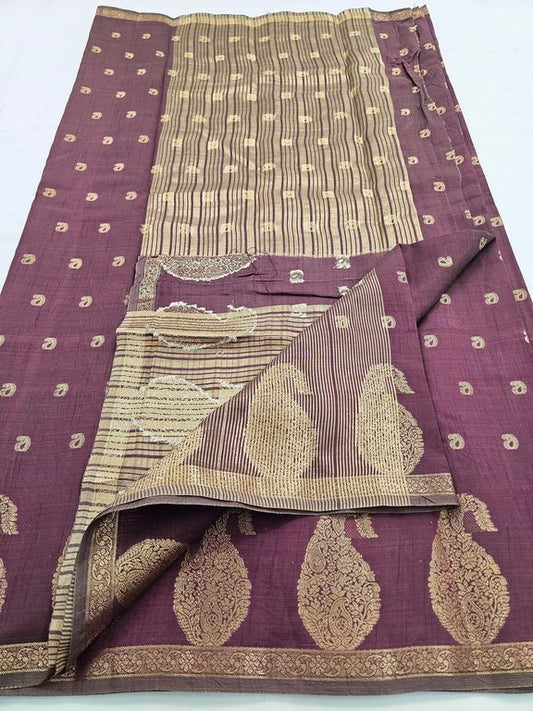Kanchi Blended Trendy Tussar Silk Saree 845 – Kanchipuram Lakshaya Silks