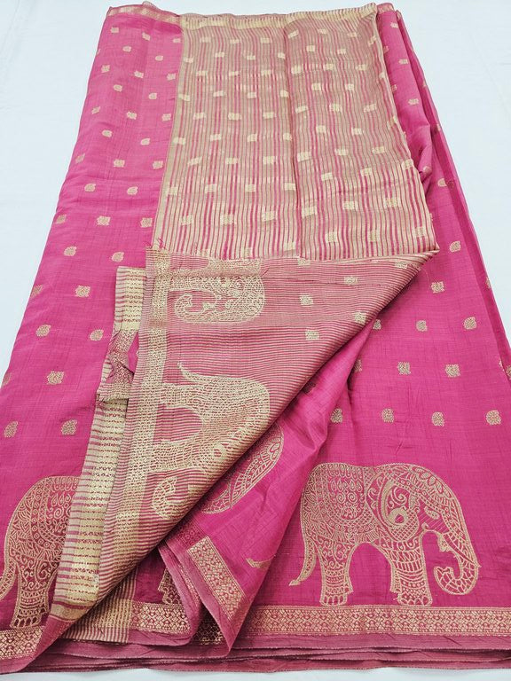 Kanchi Blended Trendy Tussar Silk Saree 861