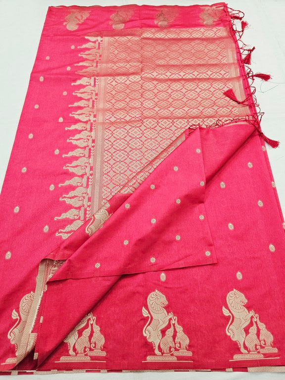 Kanchipuram Blended Tussar Silk Saree 478
