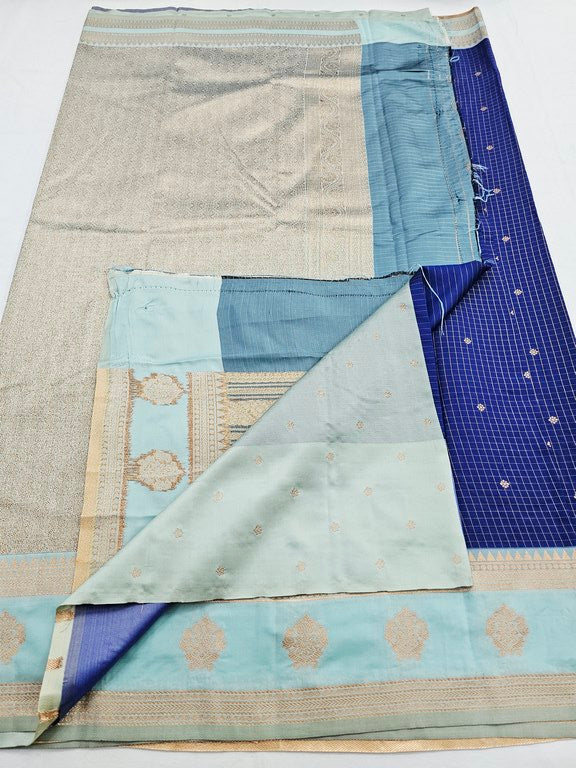 Kanchipuram Blended Korvai Silk Sarees 1209