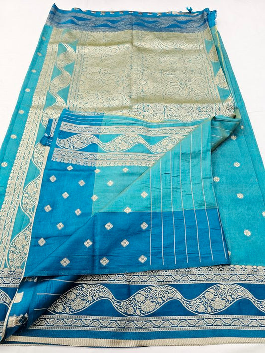 Kanchipuram Blended Tussar Silk Saree 487 – Kanchipuram Lakshaya Silks