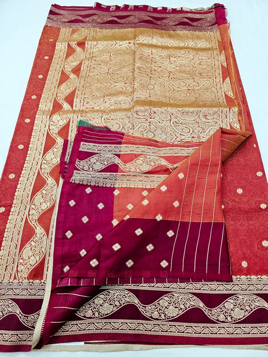 Kanchipuram Blended Tussar Silk Saree 484 – Kanchipuram Lakshaya Silks