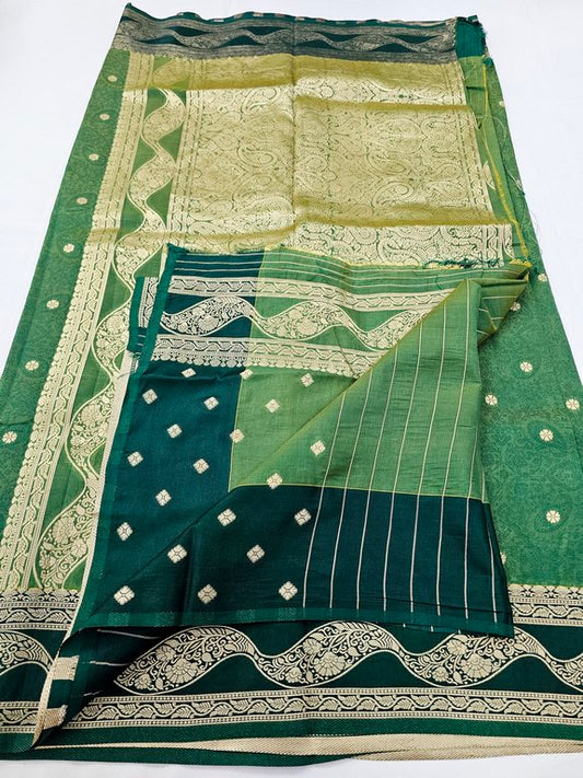 Kanchipuram Blended Tussar Silk Saree 485 – Kanchipuram Lakshaya Silks