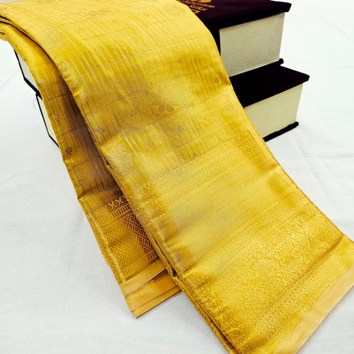 Kanchipuram Blended Tissue Bridal Silk Saree 363 – Kanchipuram Lakshaya Silks