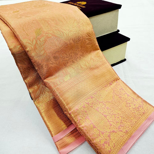 Kanchipuram Blended Tissue Bridal Silk Saree 364 – Kanchipuram Lakshaya Silks