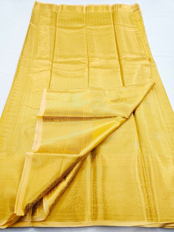 Kanchipuram Blended Tissue Bridal Silk Saree 363