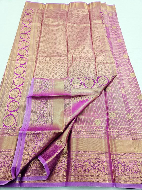 Kanchipuram Blended Tissue Bridal Silk Saree 362