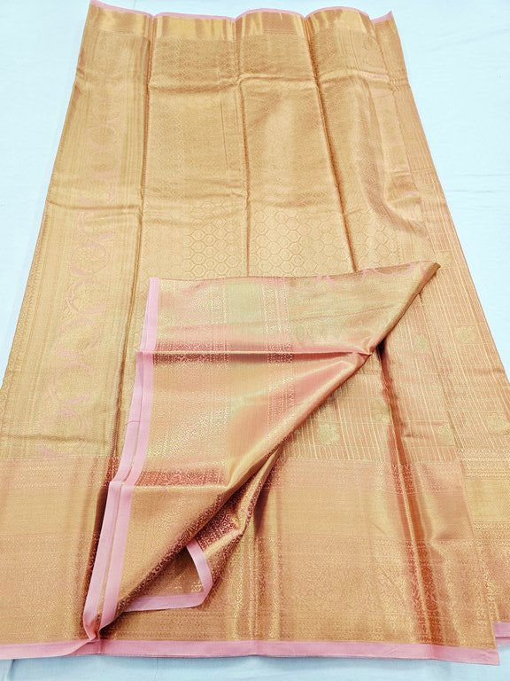 Kanchipuram Blended Tissue Bridal Silk Saree 365