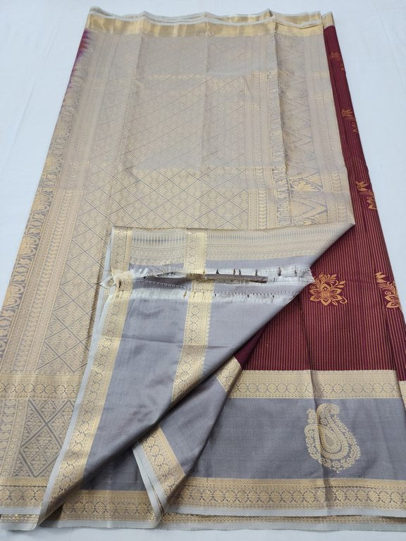 Kanchi Blended Vintage Vaira Oosi Silk Sarees 254