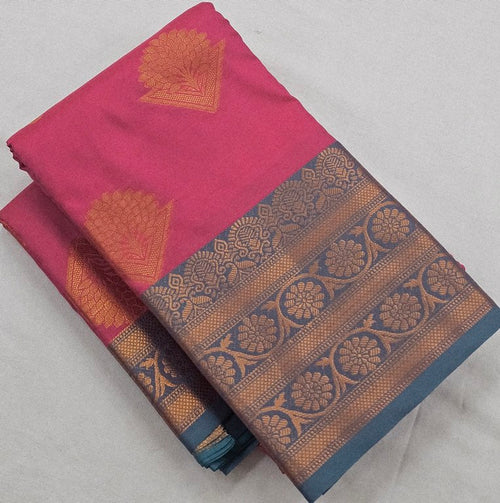 Kanchi Blended Trendy Fancy Butta Silk Saree 875 – Kanchipuram Lakshaya Silks