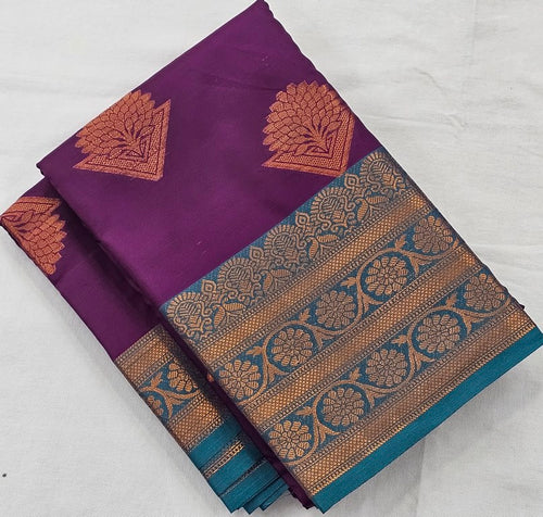 Kanchi Blended Trendy Fancy Butta Silk Saree 876 – Kanchipuram Lakshaya Silks