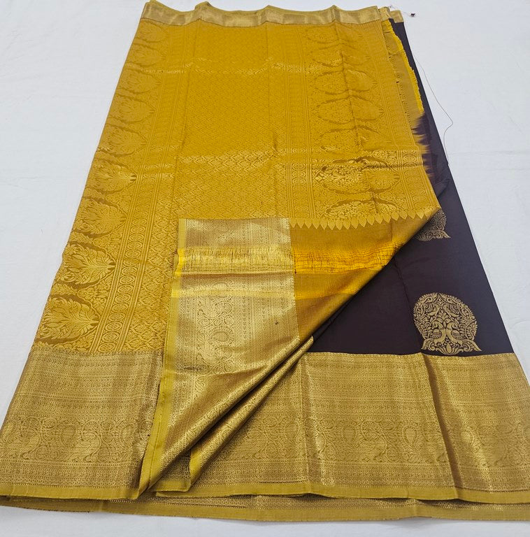 Kanchi Blended trendy Gape Border Silk Sarees 192