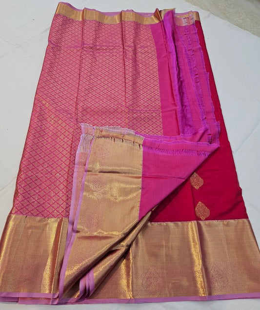 Kanchi Blended trendy Gape Border Silk Sarees 193 – Kanchipuram Lakshaya Silks