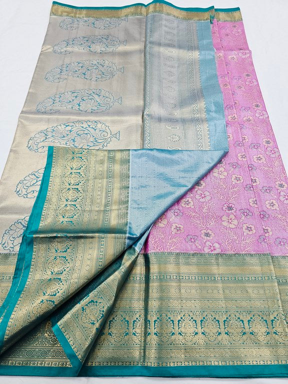 Kanchipuram Blended Tissue Silk Sarees 248