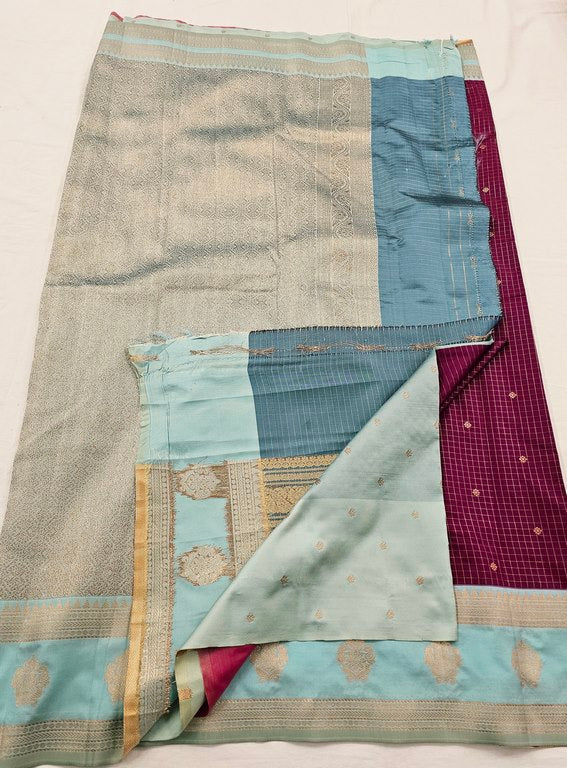 Kanchipuram Blended Korvai Silk Sarees 1210