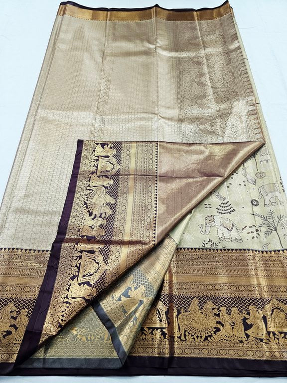 Kanchipuram Blended Bridal Silk Sarees 262