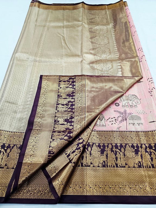 Kanchipuram Blended Bridal Silk Sarees 266