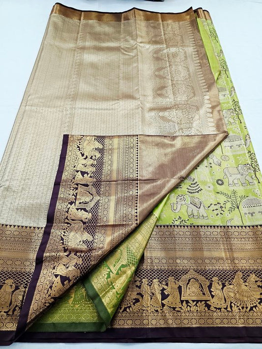Kanchipuram Blended Bridal Silk Sarees 267