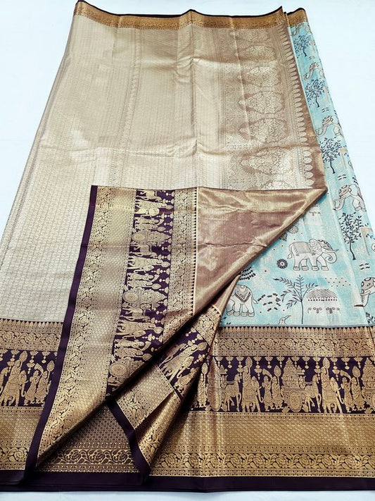 Kanchipuram Blended Bridal Silk Sarees 269