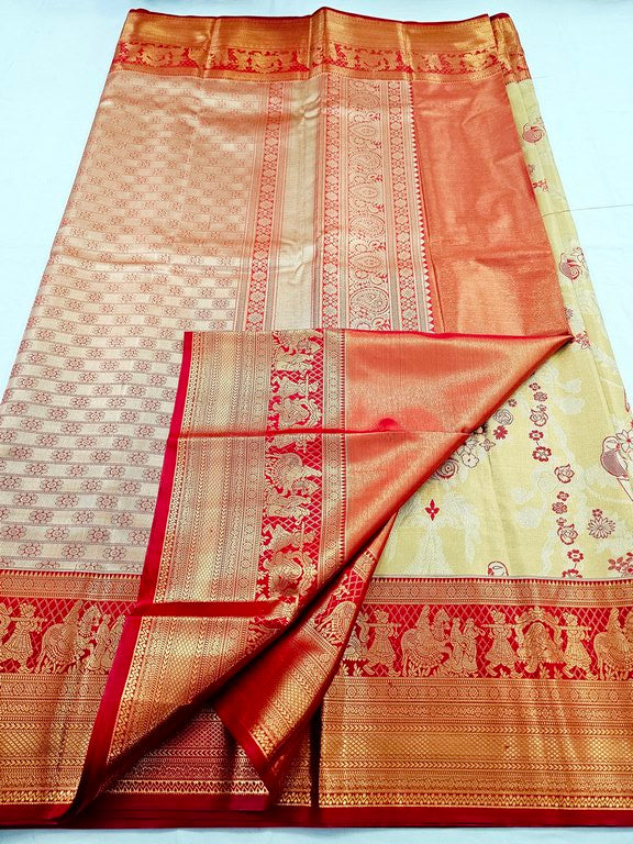 Kanchipuram Blended Bridal Silk Sarees 265