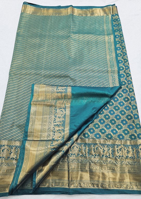 Kanchipuram Blended Trendy Bridal Silk Sarees 271