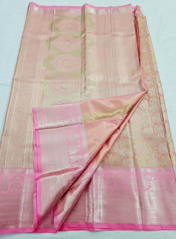 Kanchipuram Blended Tissue Bridal Silk Sarees 273