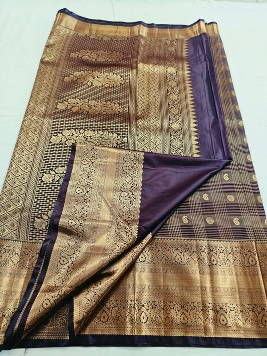 Kanchipuram Blended Vintage Bridal Silk Sarees 280