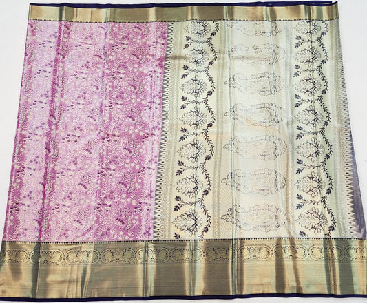Kanchipuram Blended Korvai Tissue Silk Sarees 012