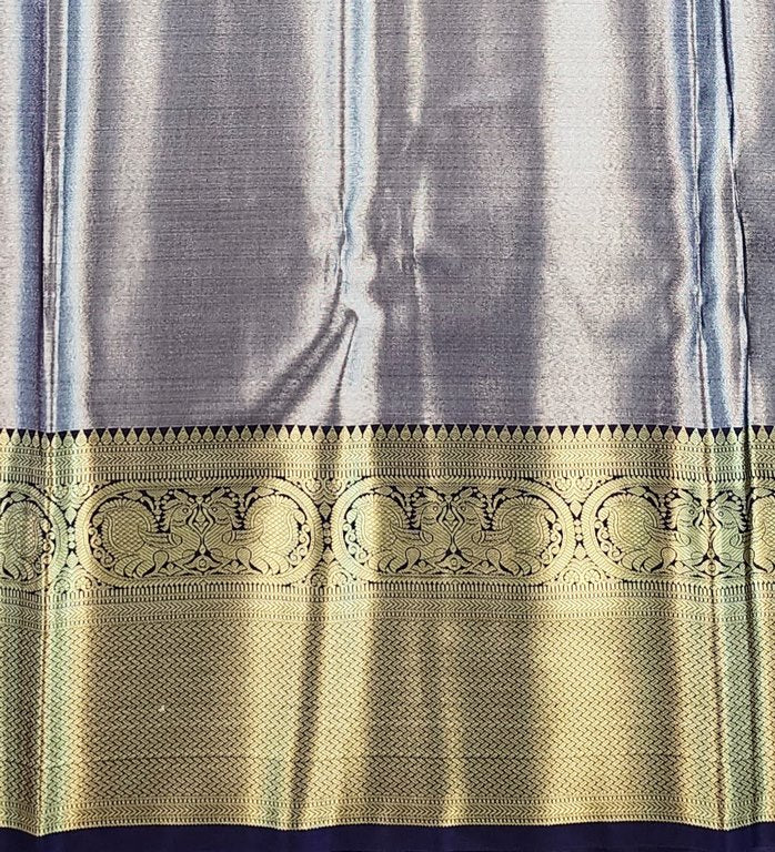 Kanchipuram Blended Korvai Tissue Silk Sarees 012