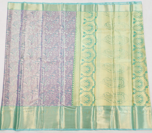 Kanchipuram Blended Korvai Tissue Silk Sarees 004