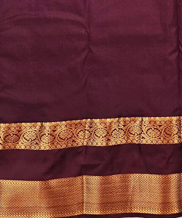 Trendy Vintage Rusted Orange Silksarees 007