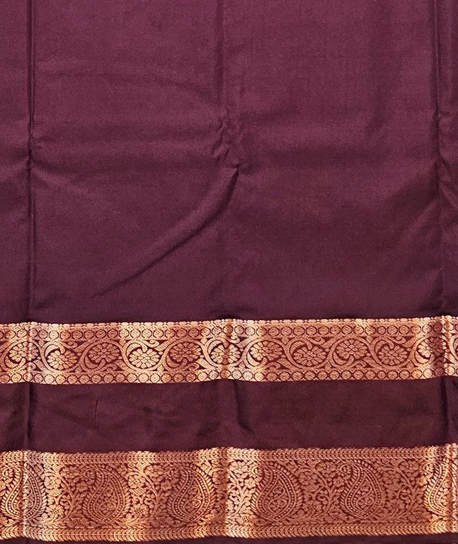 Kanchipuram Trendy Vintage Rusted Orange Silksarees 020