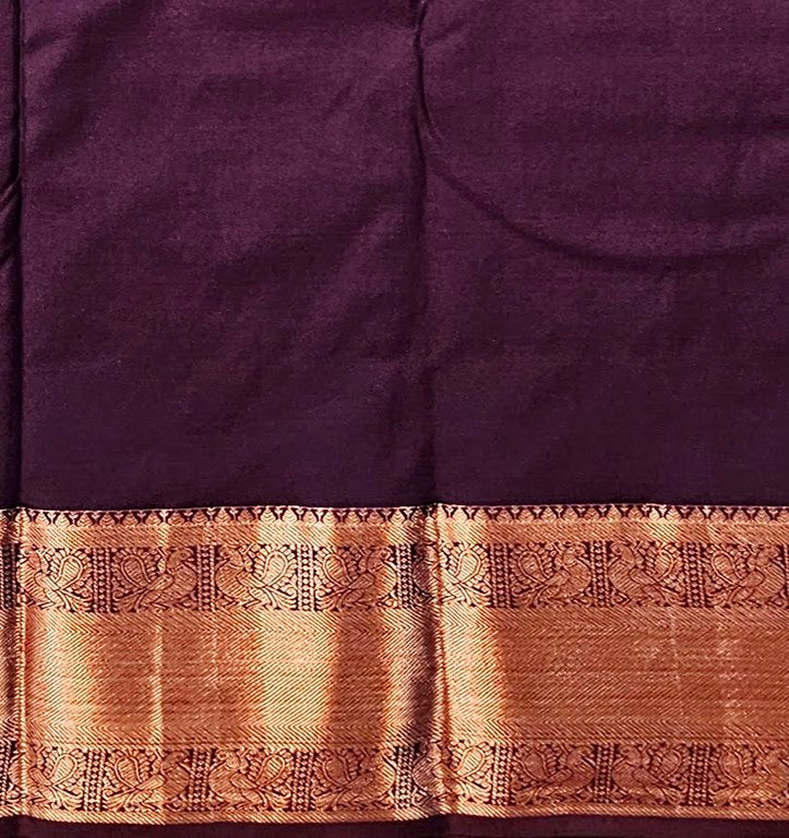 Kanchipuram Trendy Vintage Rusted Orange Silksarees 025