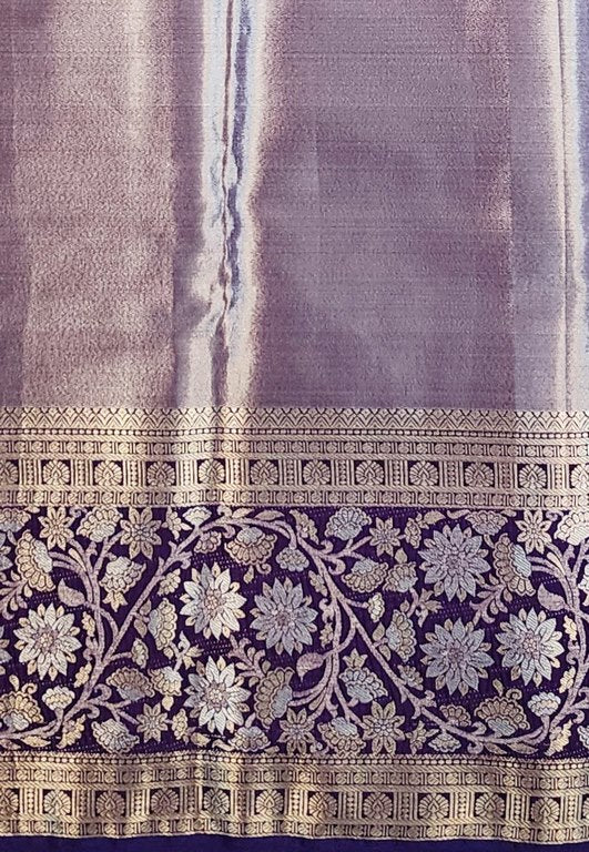 Luxury Kanchipuram Blended Tissue Bridal Silk Sarees 007