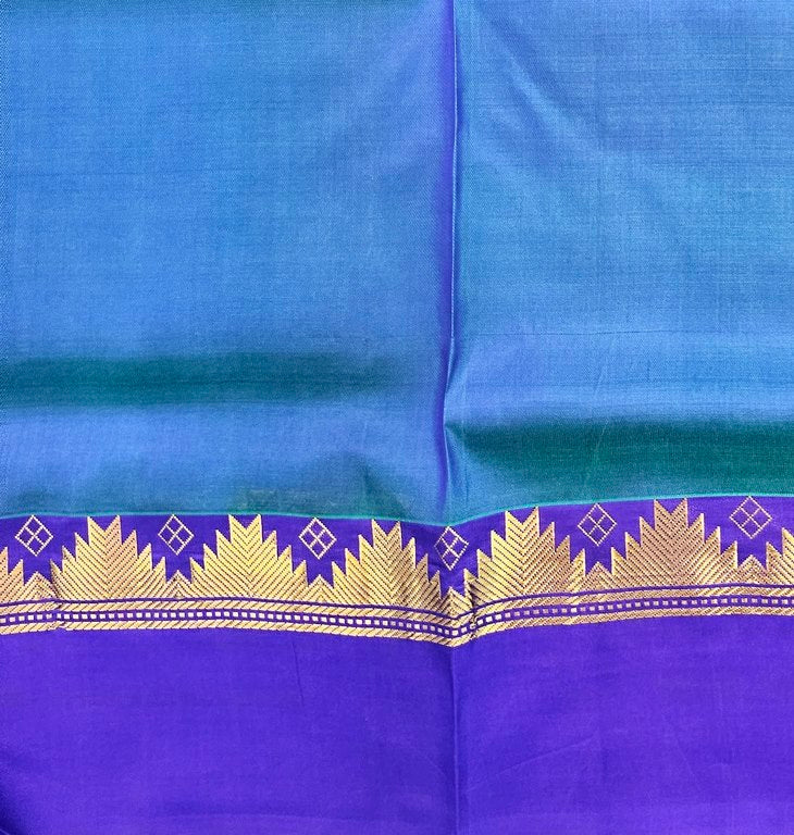 Kanchipuram Traditional 9 Yards Pure Silk Saree 007