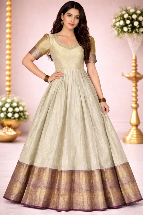 Elegant Semi Silk Lehenga Choli – Traditional Ethnic Wear (Size: 36 - 40) – Kanchipuram Lakshaya Silks