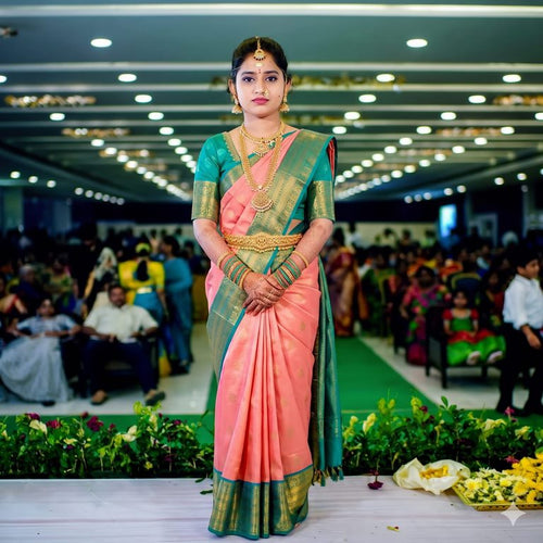 Exclusive Pure Kanchipuram Fancy Korvai Silksarees 006