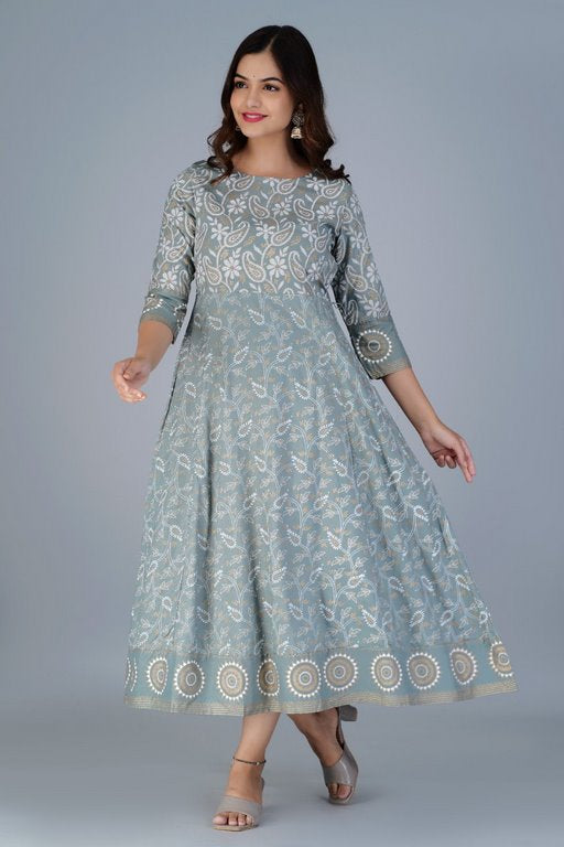 LONG ANARKALI KURTIS – GRACEFUL & FLOWING STYLE 006