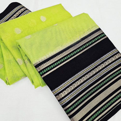 Kanchi Blended Fancy Soft Silk Saree 715 – Kanchipuram Lakshaya Silks