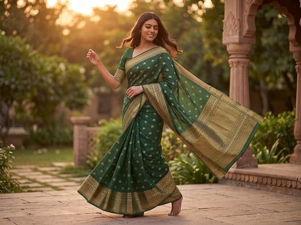 Kanchi Blended Trendy Tussar Silk Saree 888