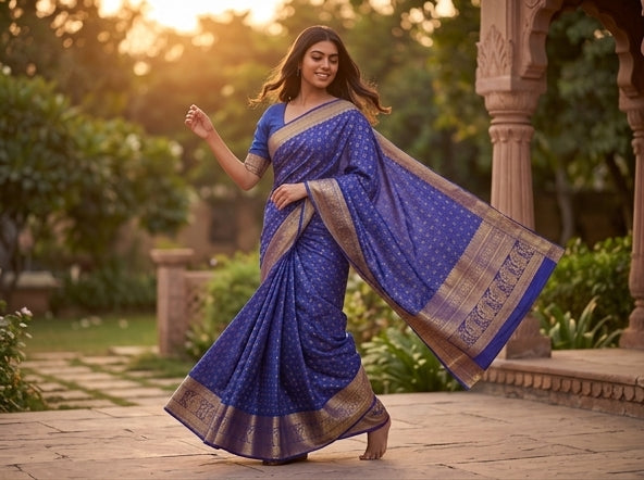 Kanchipuram Blended Vintage Bridal Silk Sarees 281