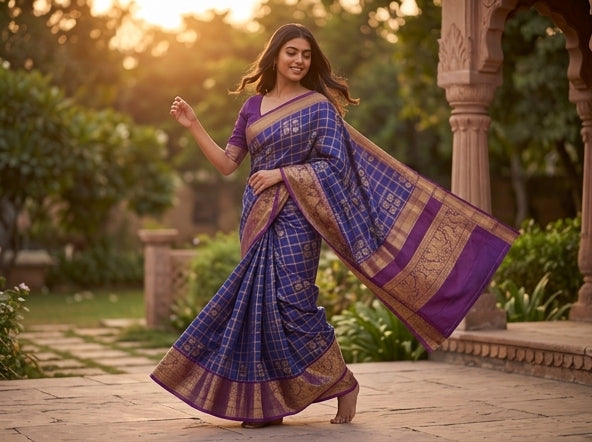 Kanchipuram Blended Vintage Bridal Silk Sarees 275