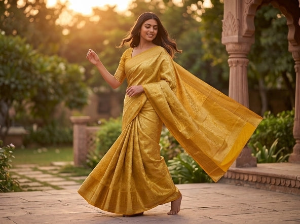 Kanchipuram Blended Tissue Bridal Silk Sarees 277