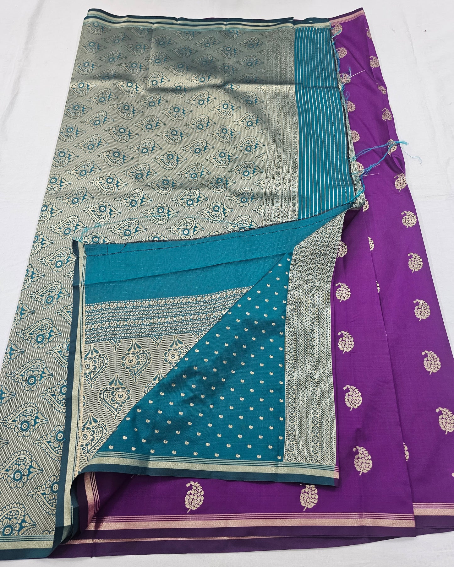 Kanchipuram Blended Fancy SoftSilkSarees 001