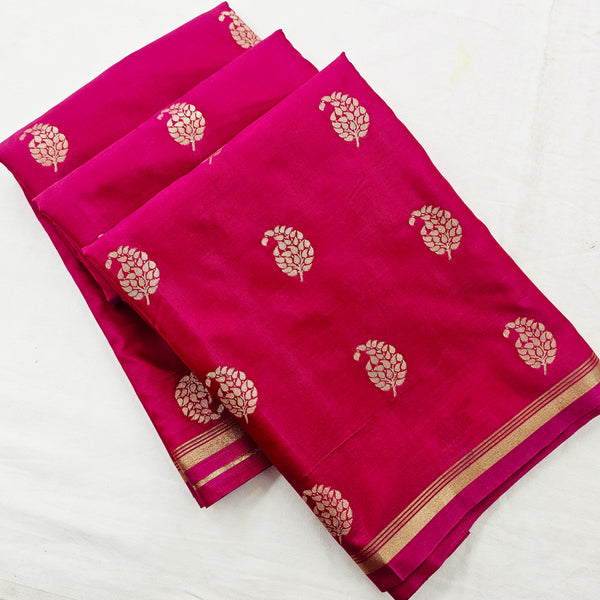 Kanchipuram Blended Fancy SoftSilkSarees 002