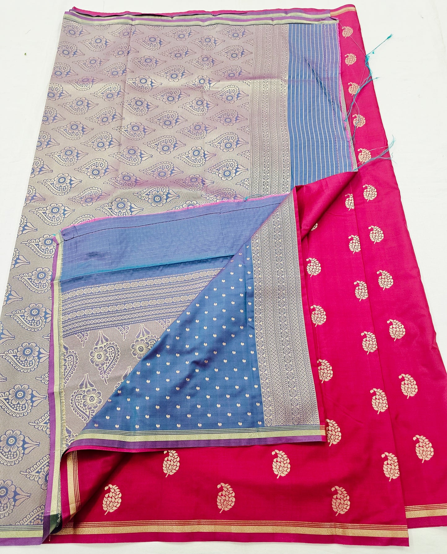 Kanchipuram Blended Fancy SoftSilkSarees 002