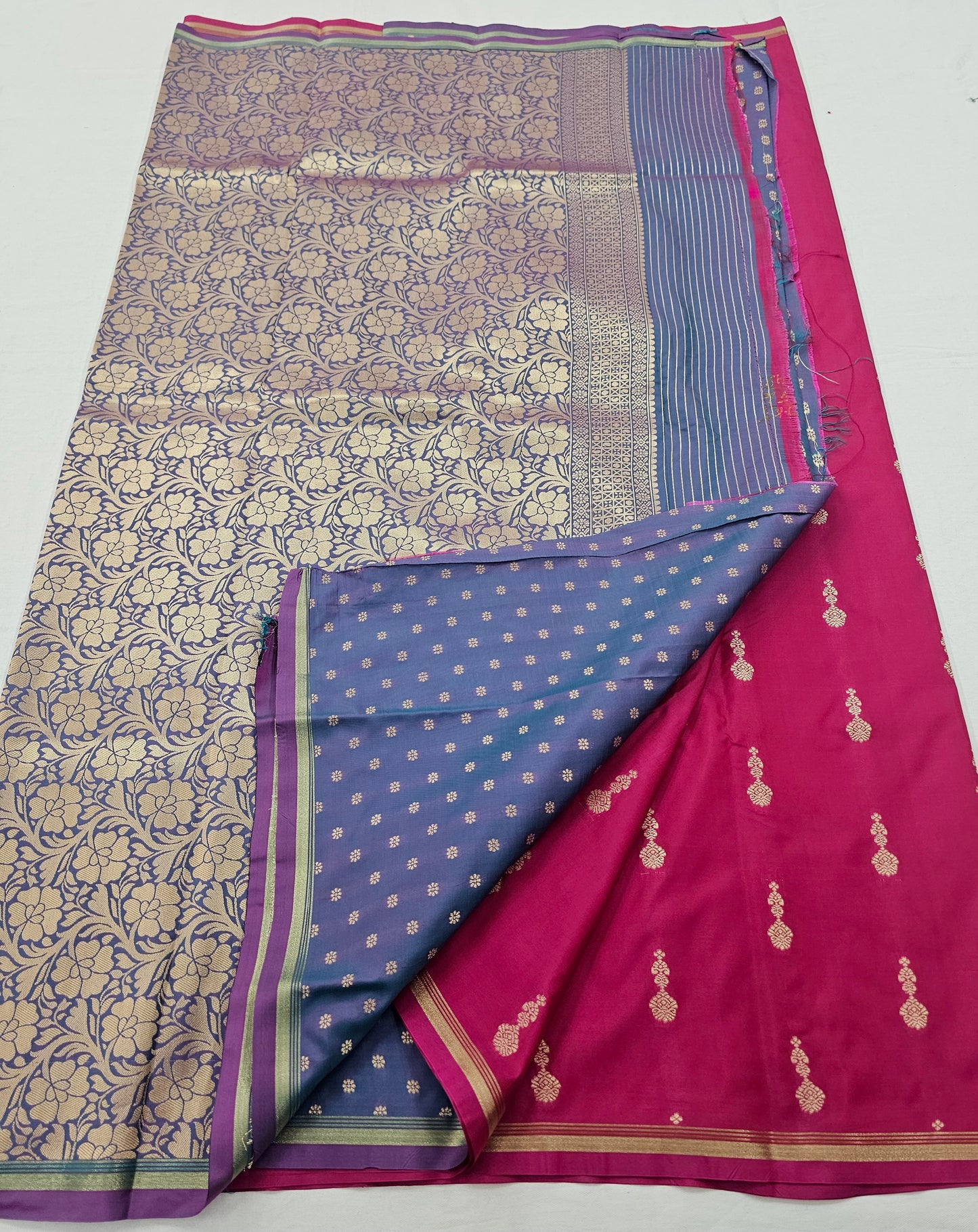Kanchipuram Blended Fancy SoftSilkSarees 007