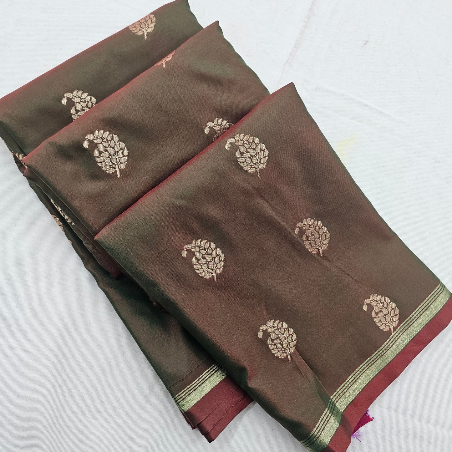 Kanchipuram Blended Fancy SoftSilkSarees 010