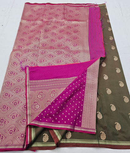 Kanchipuram Blended Fancy SoftSilkSarees 010 – Kanchipuram Lakshaya Silks