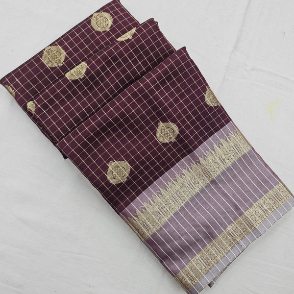 Kanchipuram Blended Fancy Soft Silk Sarees 1289